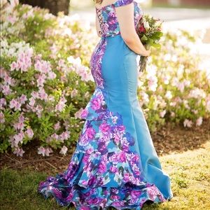 Stunning two piece prom dress